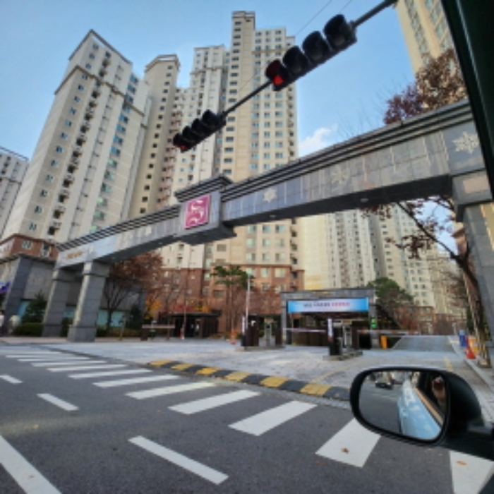청송마을 중흥에스크래스 입구전경