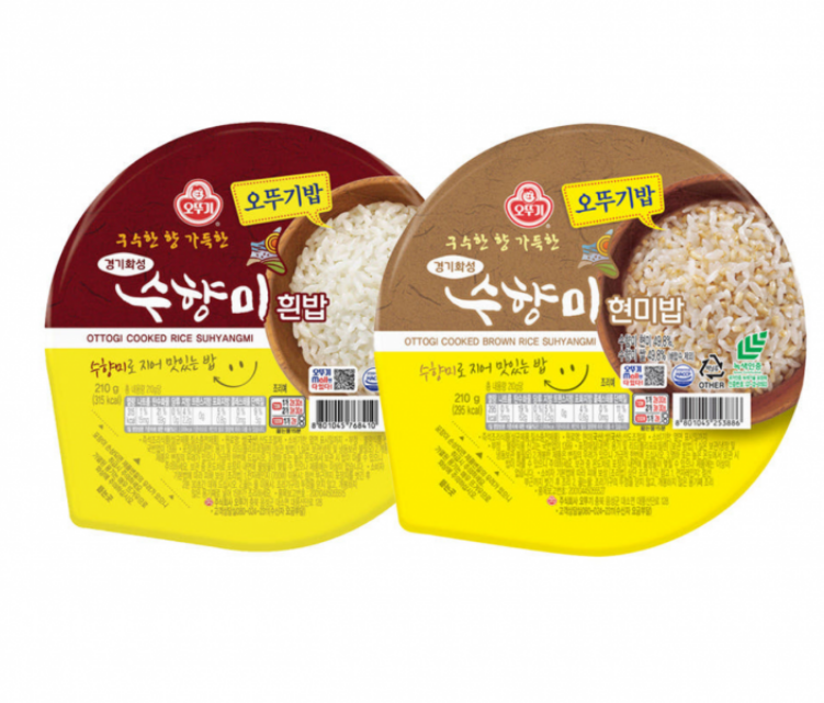 오뚜기밥 수향미밥 210g 22개 (개당 599원, 네이버멤버십)