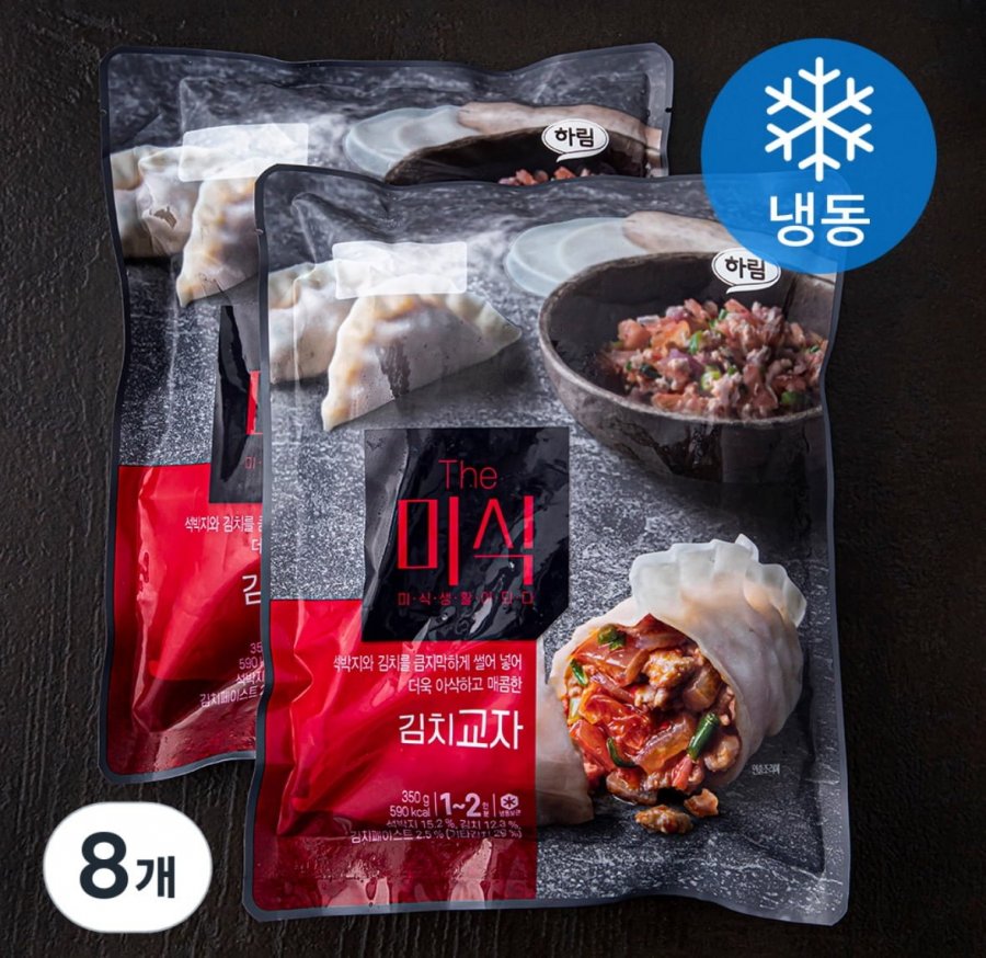 더미식 김치교자 (냉동) 350g 8개 외 땡초고기교자,올반 인생 왕교자 (15,400원/와우무료)