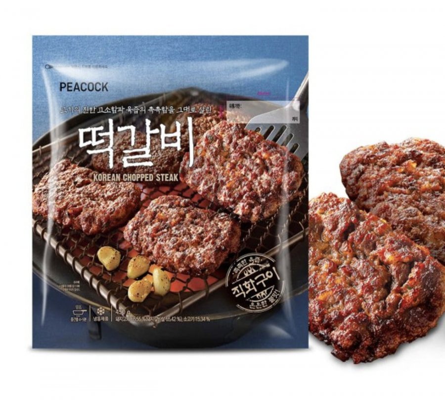 피코크 직화구이 떡갈비 450g 2팩+2팩 (18,900원/무료)