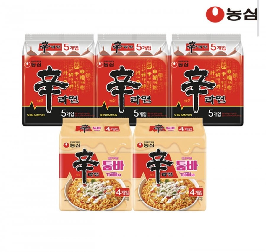 농심 신라면 15입+신라면툼바 8입 (17,390원/무료)