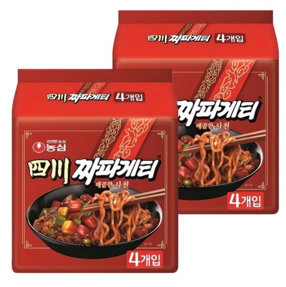 짜파게티 사천 137g, 8개 (7,520원/와우무료)