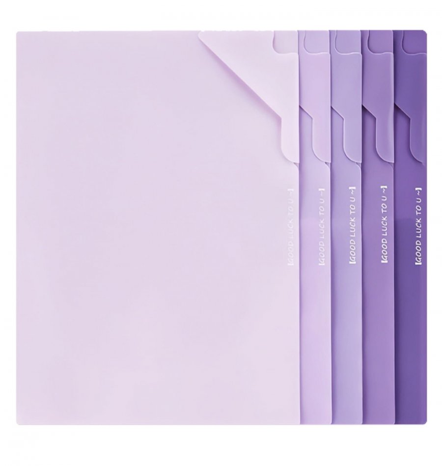 모던앳 그라데이션 A4 L자 파일 5P (와우 5,700원/무료)