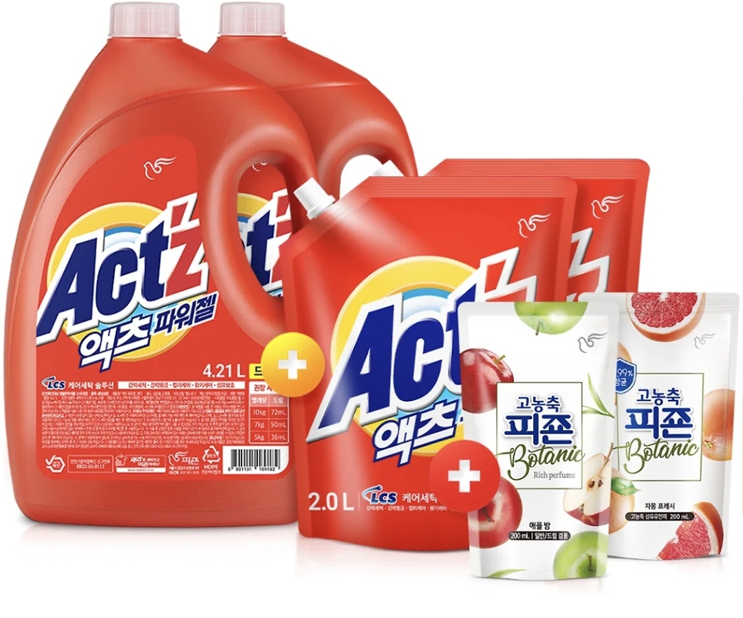 액츠 파워젤 세탁세제 12.42L