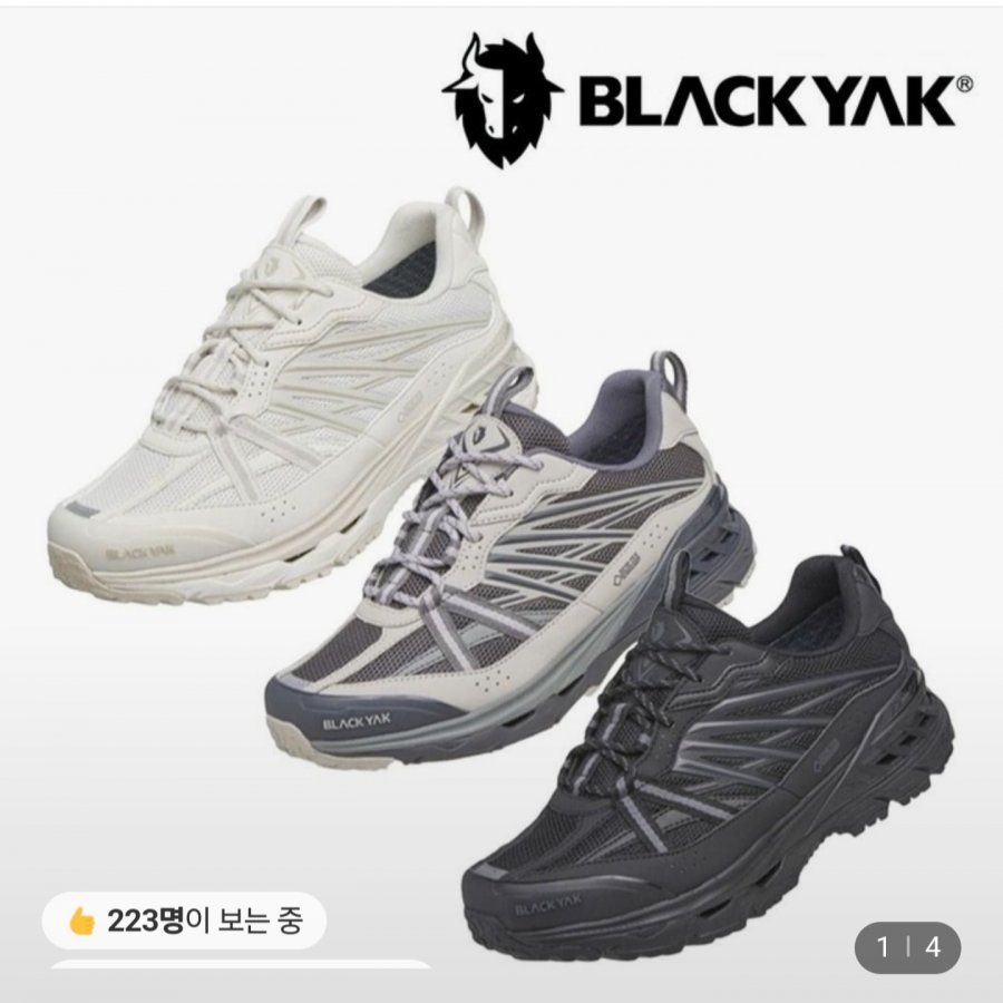 블랙야크 고어텍스 트레킹화 343 MAX GTX (75,670원/무료)