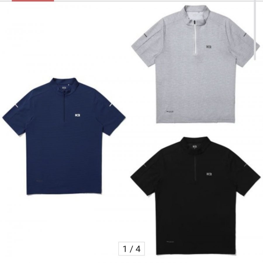 K2 남성 여름 기능성 등산티셔츠 홀리텍 반팔 집업 (44,010원/무료)