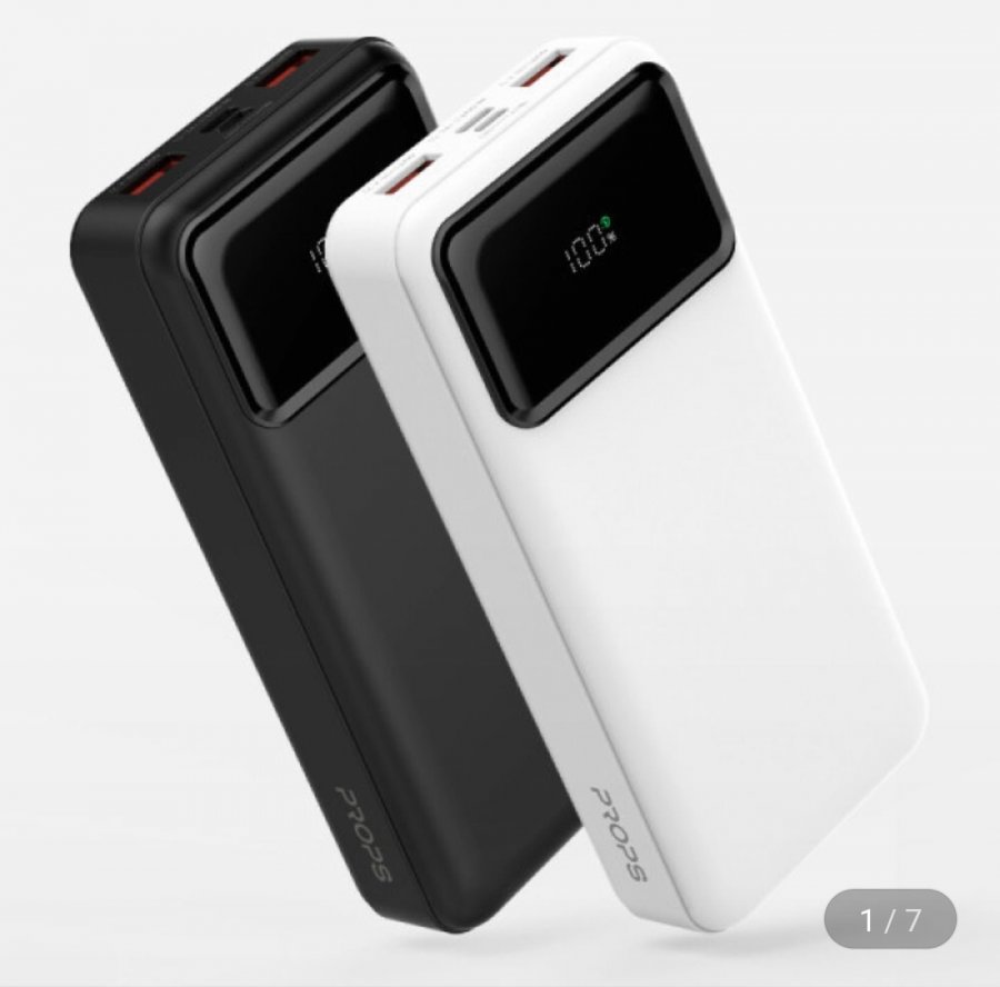 프롭스 22.5W 고속충전 LED잔량표시 보조배터리 20000mAh (유클 12,750원/무료)