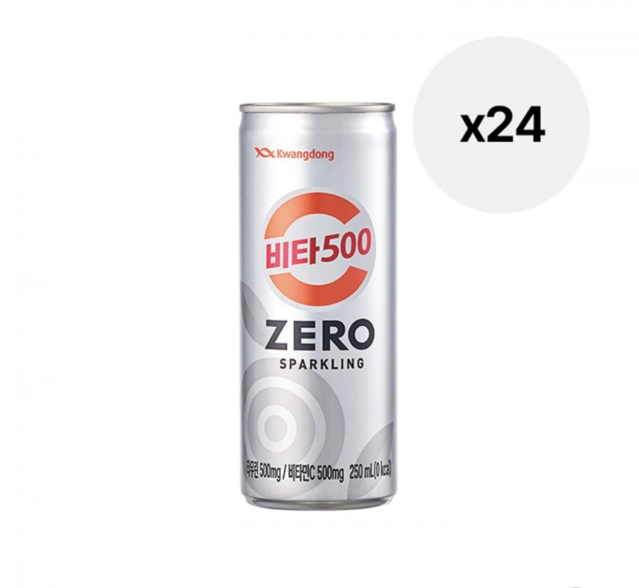 비타500 제로스파클링 250ml 24입 (10,900원/무료)
