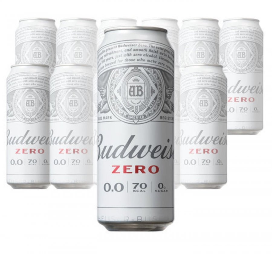 버드와이저 제로 500ml 12캔 (유클 16,920원/무료)
