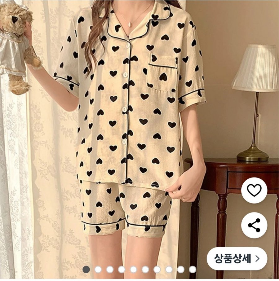 여성 반팔잠옷세트 (11,500원/무료)