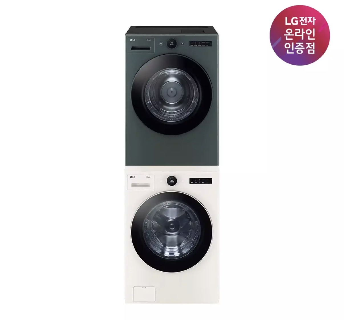 LG 트롬 오브제 컬렉션 세건기 세트 FX24ENR-GNG