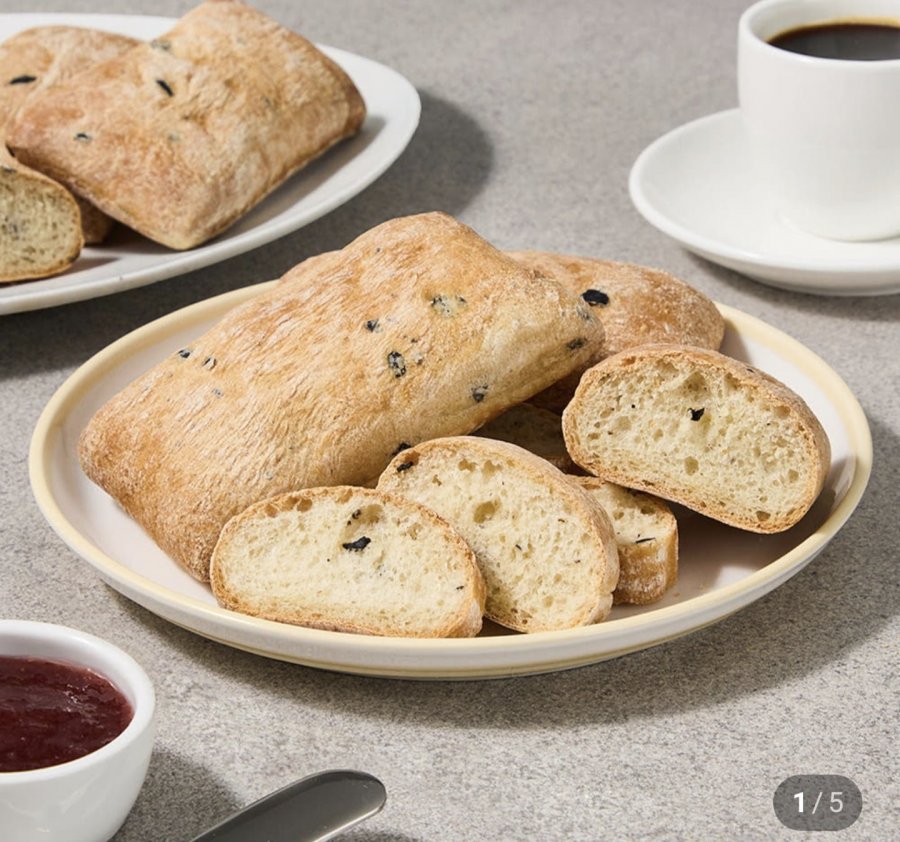 신세계푸드 블랙 올리브 치아바타 미니 65g 10개입 (10,900원/무료)