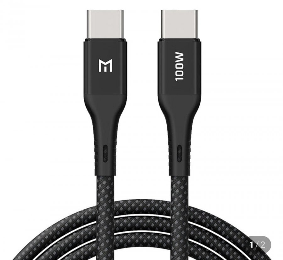 C타입 100W 초고속 충전케이블 2M (3,400원/4개이상무료)