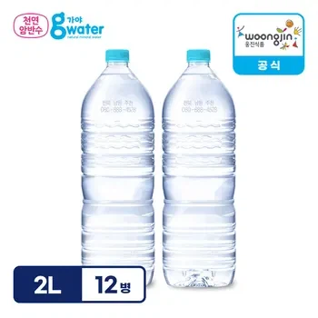 [알리]웅진식품 생수 2L X 12병 3,356원, 커클랜드생수 4,062원