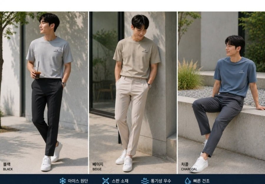 아이더 남성 슬랙스 팬츠 (36,970원/무배)