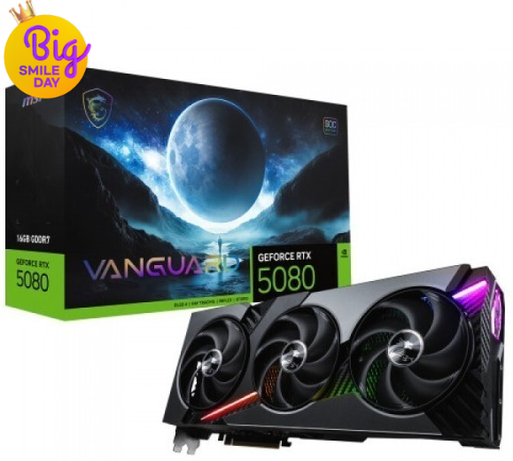 MSI 지포스 RTX 5080 뱅가드 SOC D7 16GB 하이퍼프로져 + 프래그마타 게임증정