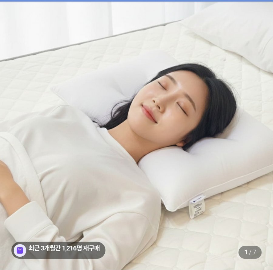 예그리나 푹잠 경추베개 (16,800원/무료)