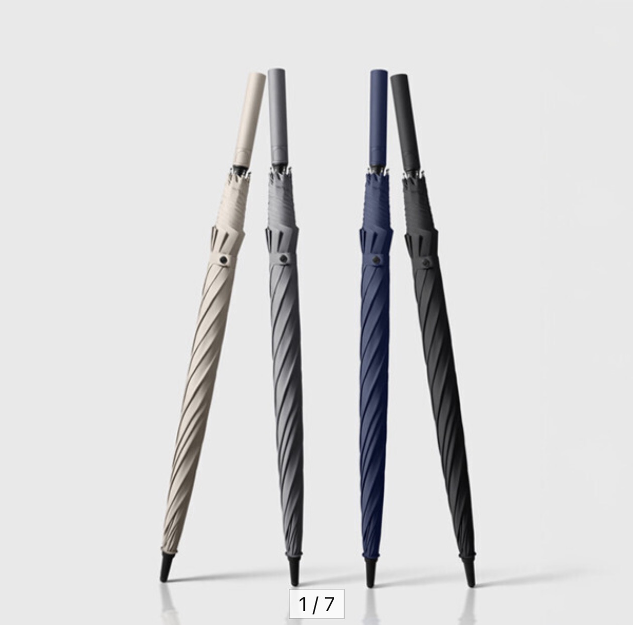 1+1 초발수 210T 대형 장우산