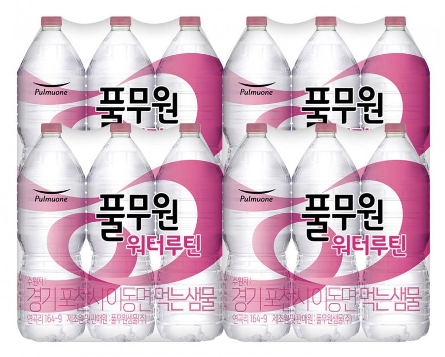 풀무원 워터루틴 생수 2L, 24개 (네멤 9,250원/무료)