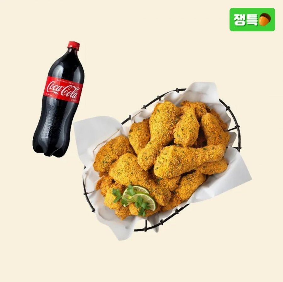 BHC 뿌링클콤보+콜라1.25L (18,500원/무료)