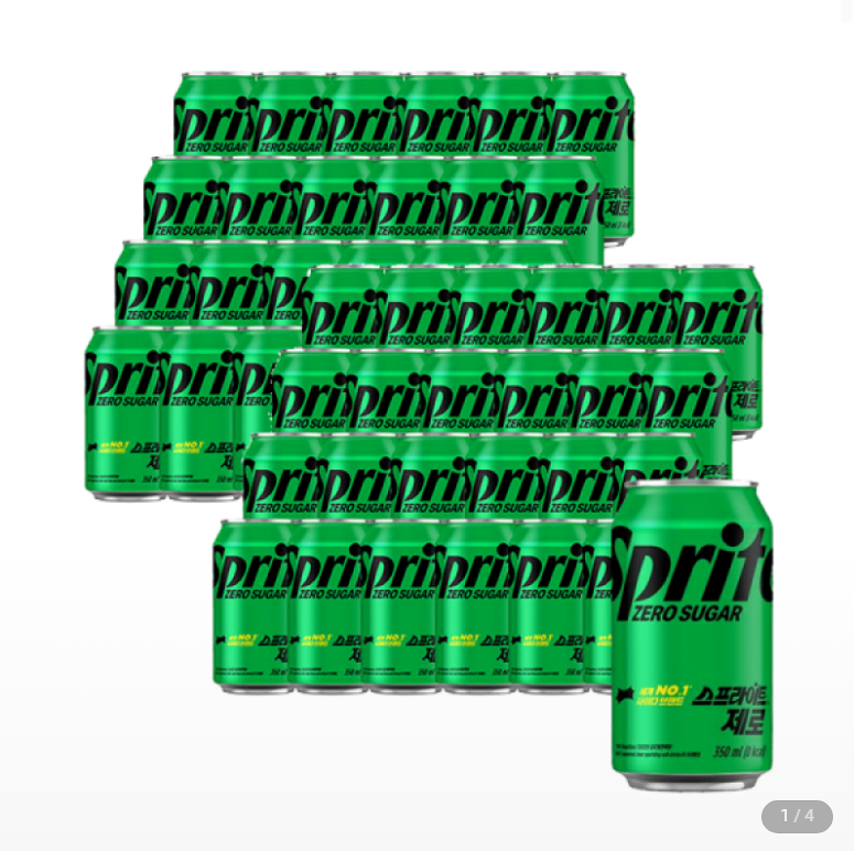 스프라이트 제로 350ml x48캔