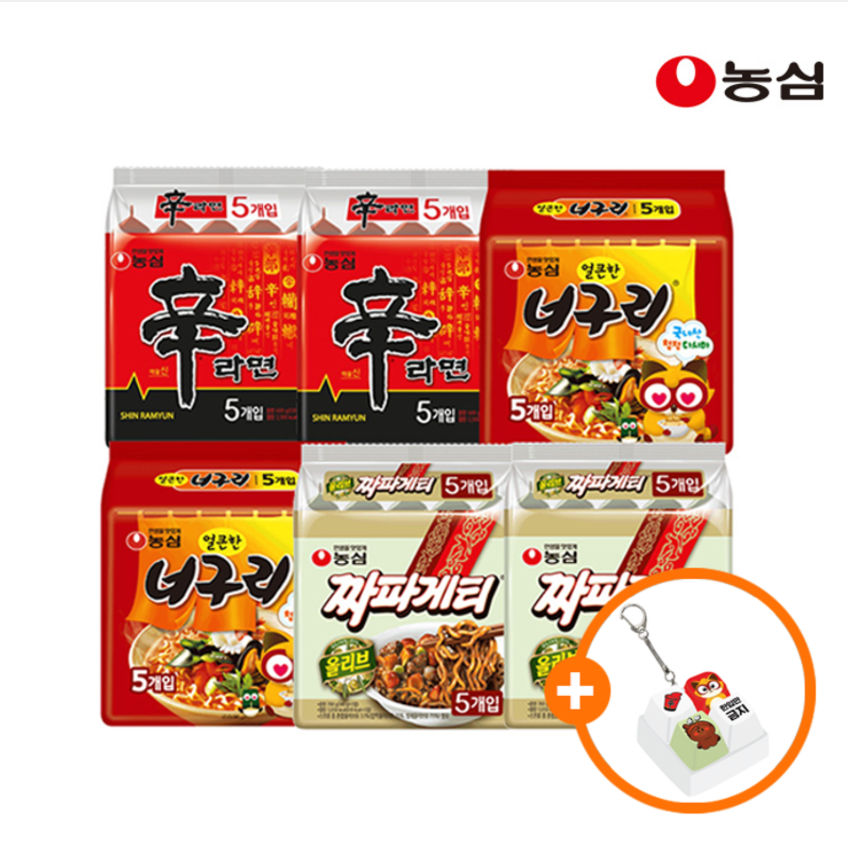수량한정) 농심 신신너너짜짜30입 +키캡키링굿즈 20,440원