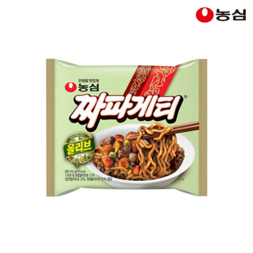 농심 올리브짜파게티(140g X 20개) 14,170원 (무배)