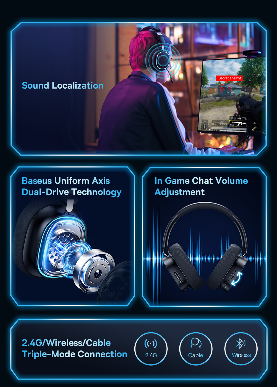 베이스어스 GH02 Gaming Headset