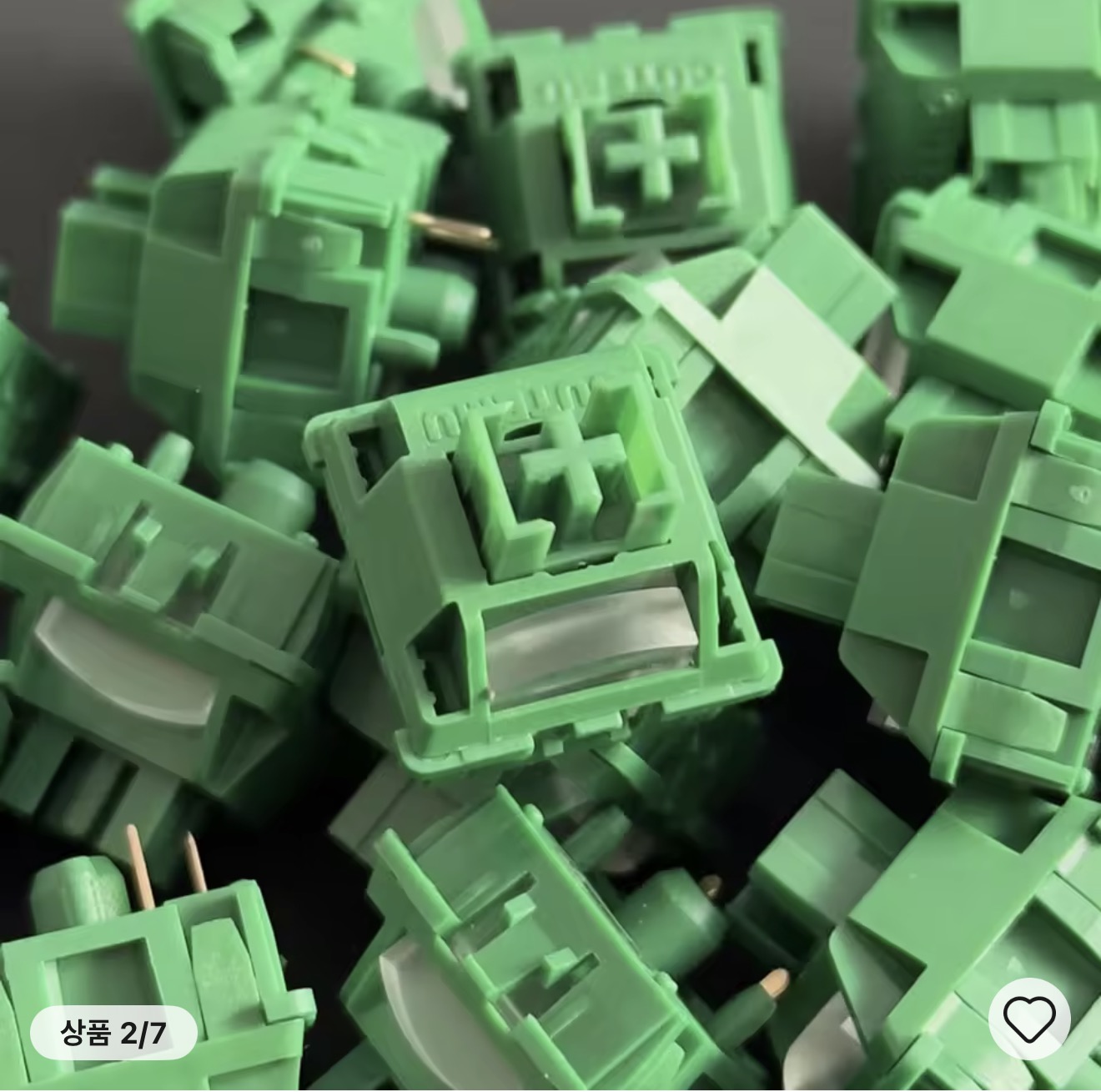 오테뮤 저소음 키보드 스위치 바나나 그린 110pcs (코인 할인)
