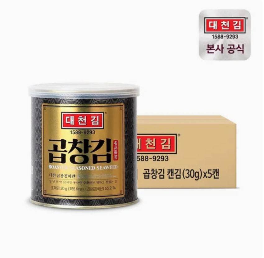 대천김 곱창김 캔김 30g 5캔 20,910원