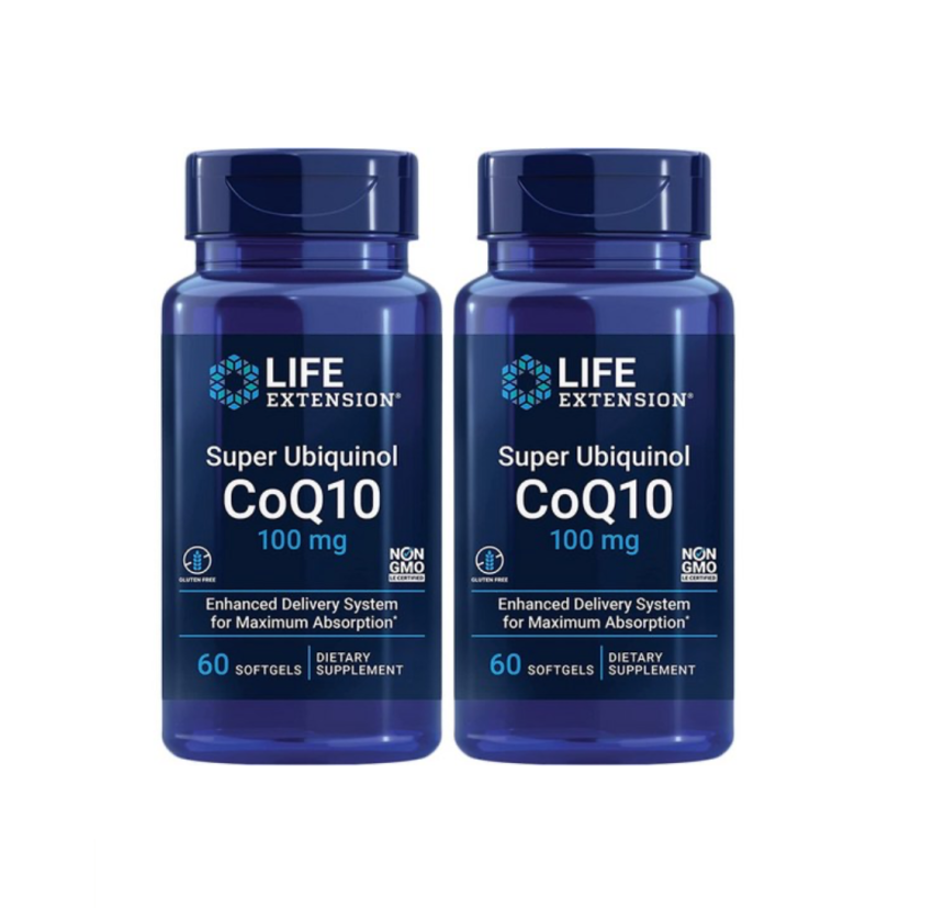 라이프익스텐션 슈퍼 유비퀴놀 CoQ10 100mg 소프트젤, 60정, 2개 45,600원