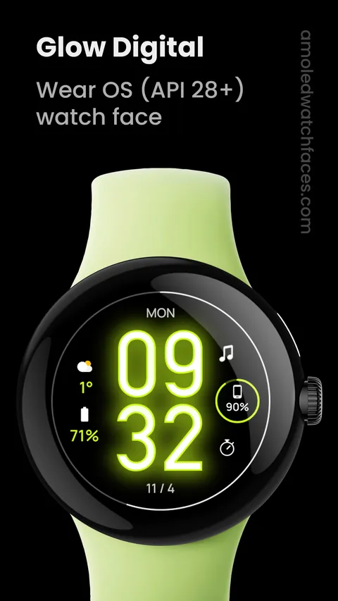Glow Digital: Watch face 외 일시 무료