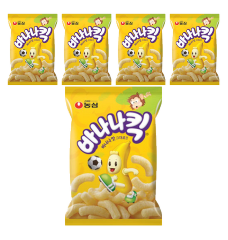 바나나킥, 75g, 5세트 5,000원