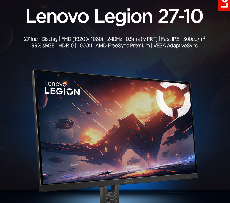레노버 모니터 27인치 FHD 240Hz IPS AS3년