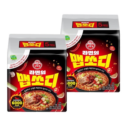 오뚜기 맵쏘디 10개 3,280원