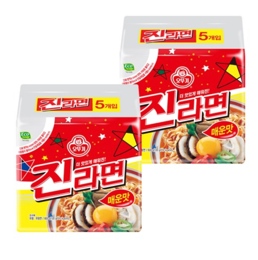 오뚜기 진라면 매운맛 120g, 10개 5,980원