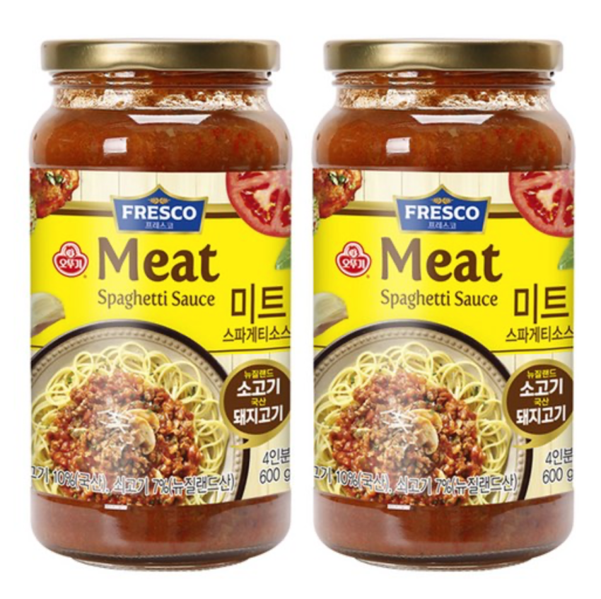 오뚜기프레스코 미트 스파게티소스, 600g, 2개 5,000원