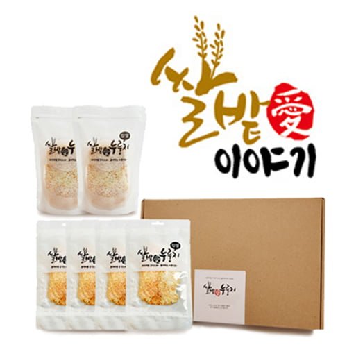 쌀밭애누룽지세트 (누룽지 150g 2봉+50g 4봉) (5,750원/3,000원)