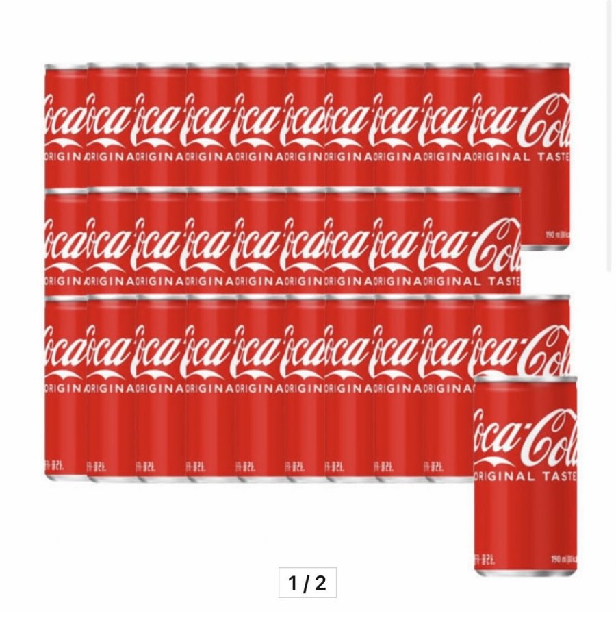코카콜라 190ml 30캔 (14,270원/무료)