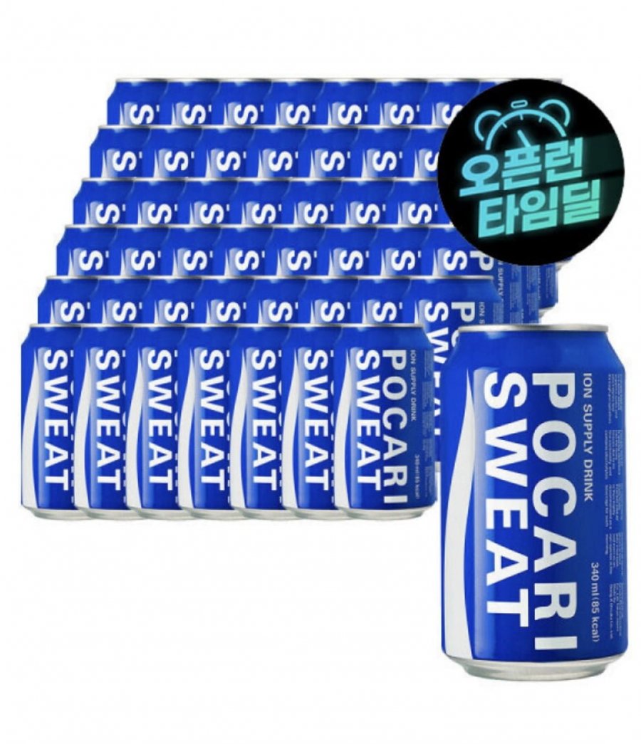 끌올 [지마켓] 동아오츠카 포카리스웨트 340ml 48캔 (22,400원/무료)