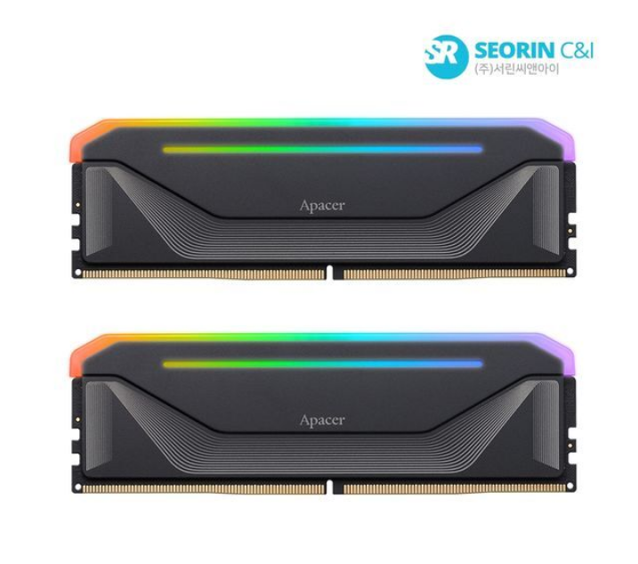 서린공식 Apacer DDR5-6000 CL38 NOX RGB BLACK 32GB(16Gx2)