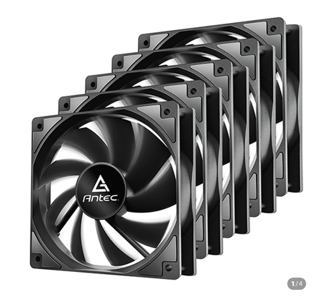 Antec P12 120mm 쿨링팬 5개 (non-PWM)
