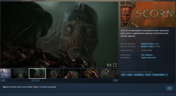 Scorn (스콘) 90% 할인