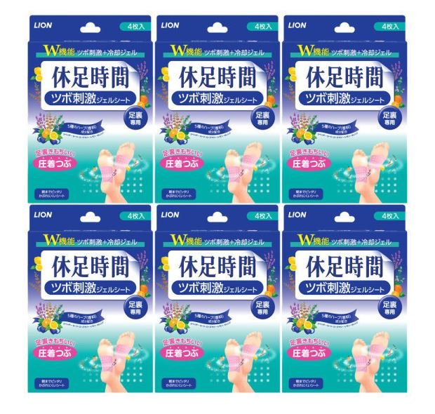 휴족시간 지압자극 쿨링시트 4매입 x 6 (15,760원/무료)