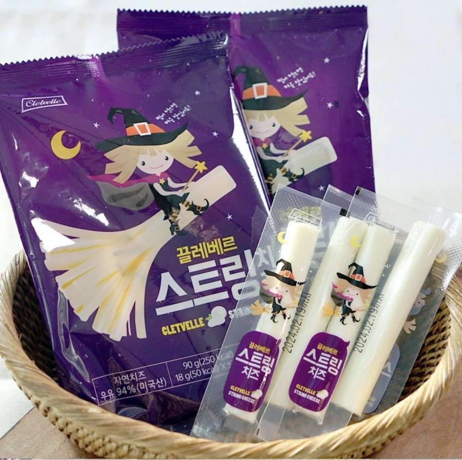 끌레베르 스트링 치즈 18g x 50개 (23,900원/무료)