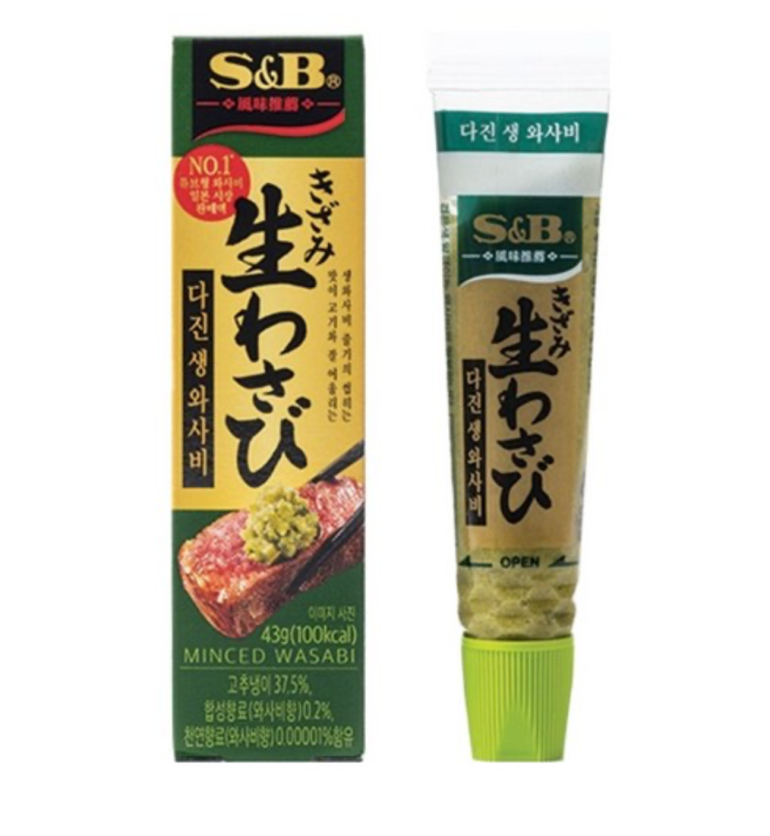 에스앤비 다진 생 와사비, 43g, 1개 2,600원