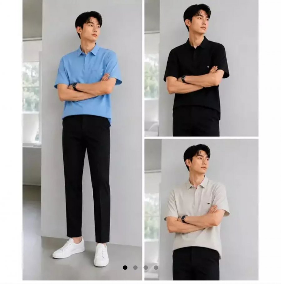 아이더 남성 모션프리 기능성 우븐 반팔 폴로 티셔츠 (카카오 33,530원/무료)