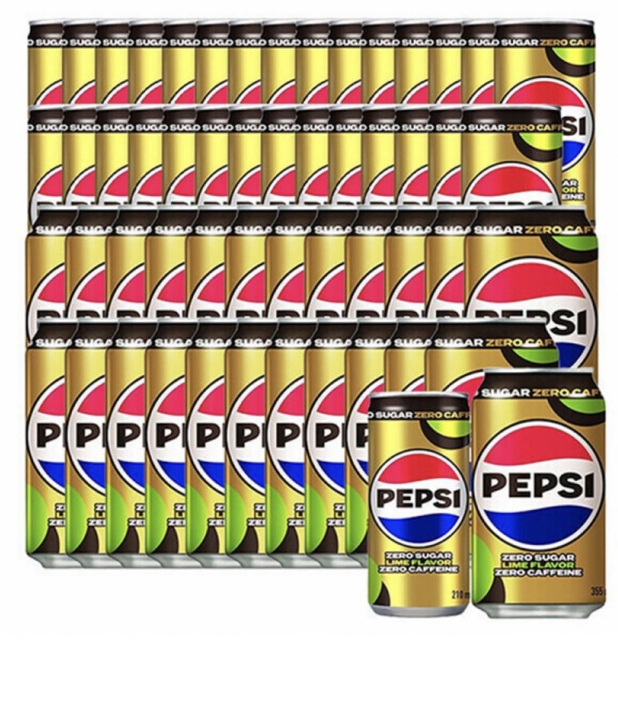 펩시 제로라임 제로카페인 355ml 24캔+ 210ml 30캔 (22,710원/무료)