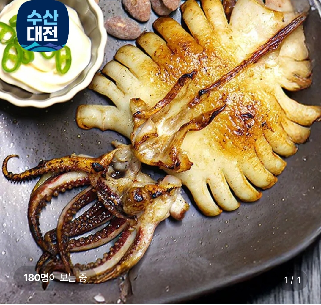 부드러운 반건조 오징어 10미 (15,760원 / 무배)