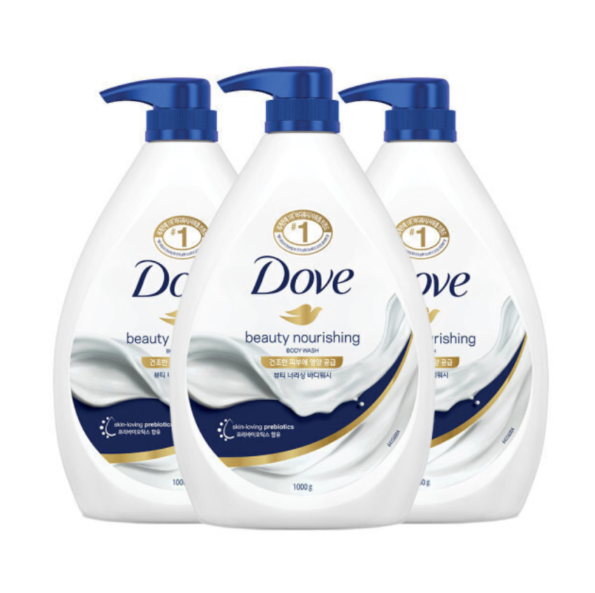 도브 바디워시 1000ml 3개 15,900원